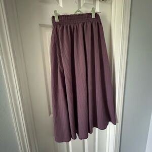 SHEIN Dusty Purple Midi Skirt